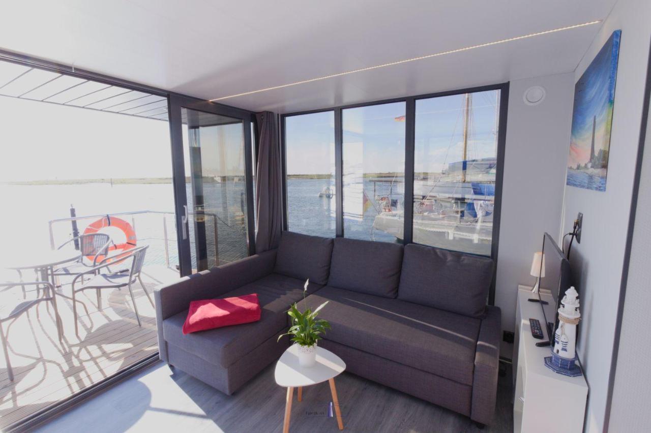 Hausboot Fjord Lacerta Mit Dachterrasse In Wendtorf 외부 사진